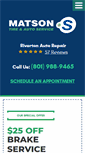 Mobile Screenshot of matsonauto.com